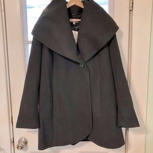 Laura Plus Black Ladies One Button Coat 2X NWT